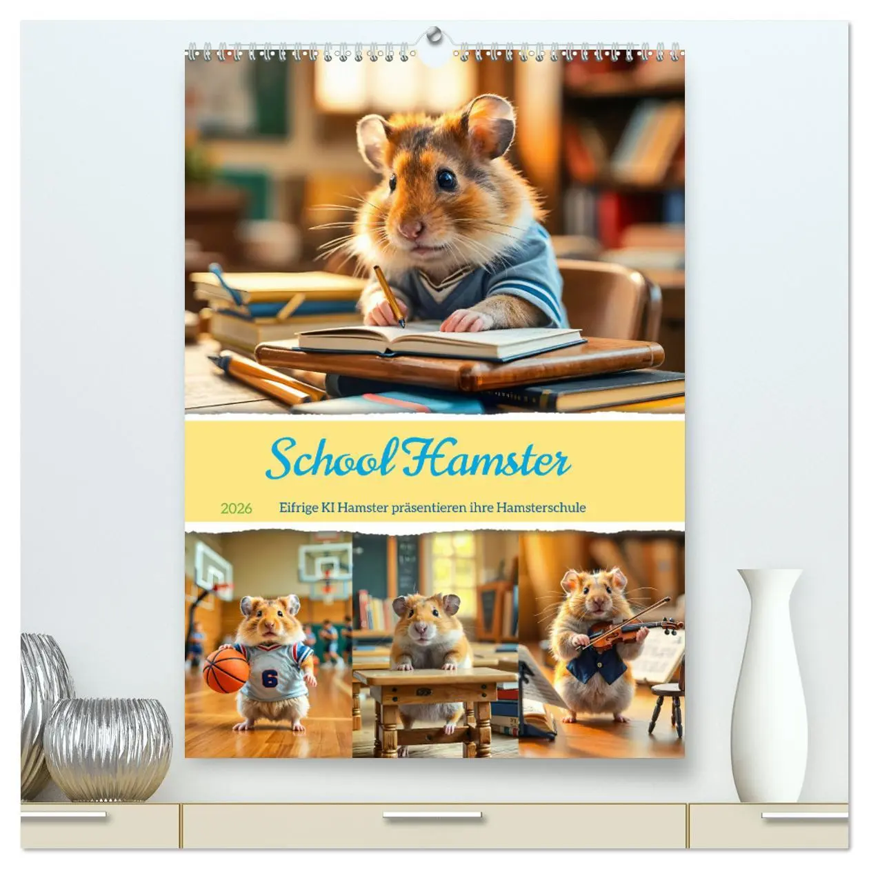 Cover: 9783457267240 | School Hamster - Eifrige KI Hamster präsentieren ihre Hamsterschule...