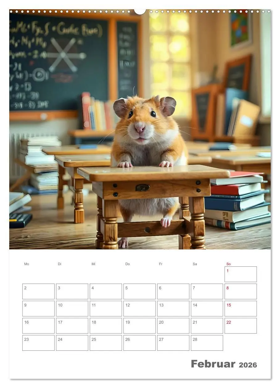 Bild: 9783457267240 | School Hamster - Eifrige KI Hamster präsentieren ihre Hamsterschule...