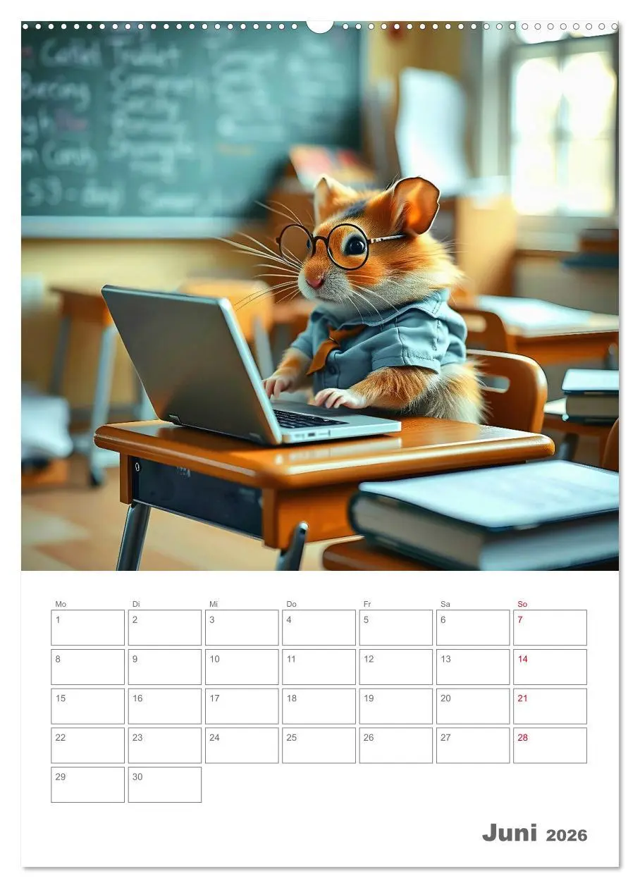 Bild: 9783457267240 | School Hamster - Eifrige KI Hamster präsentieren ihre Hamsterschule...