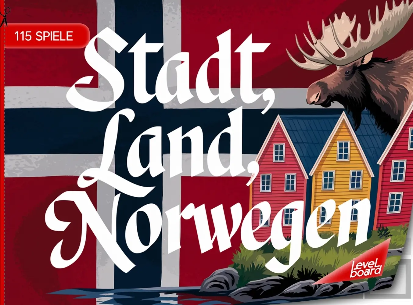 Cover: 9783693197240 | Stadt, Land, Norwegen - 115 Spielblöcke | levelBoard Spiele | Buch