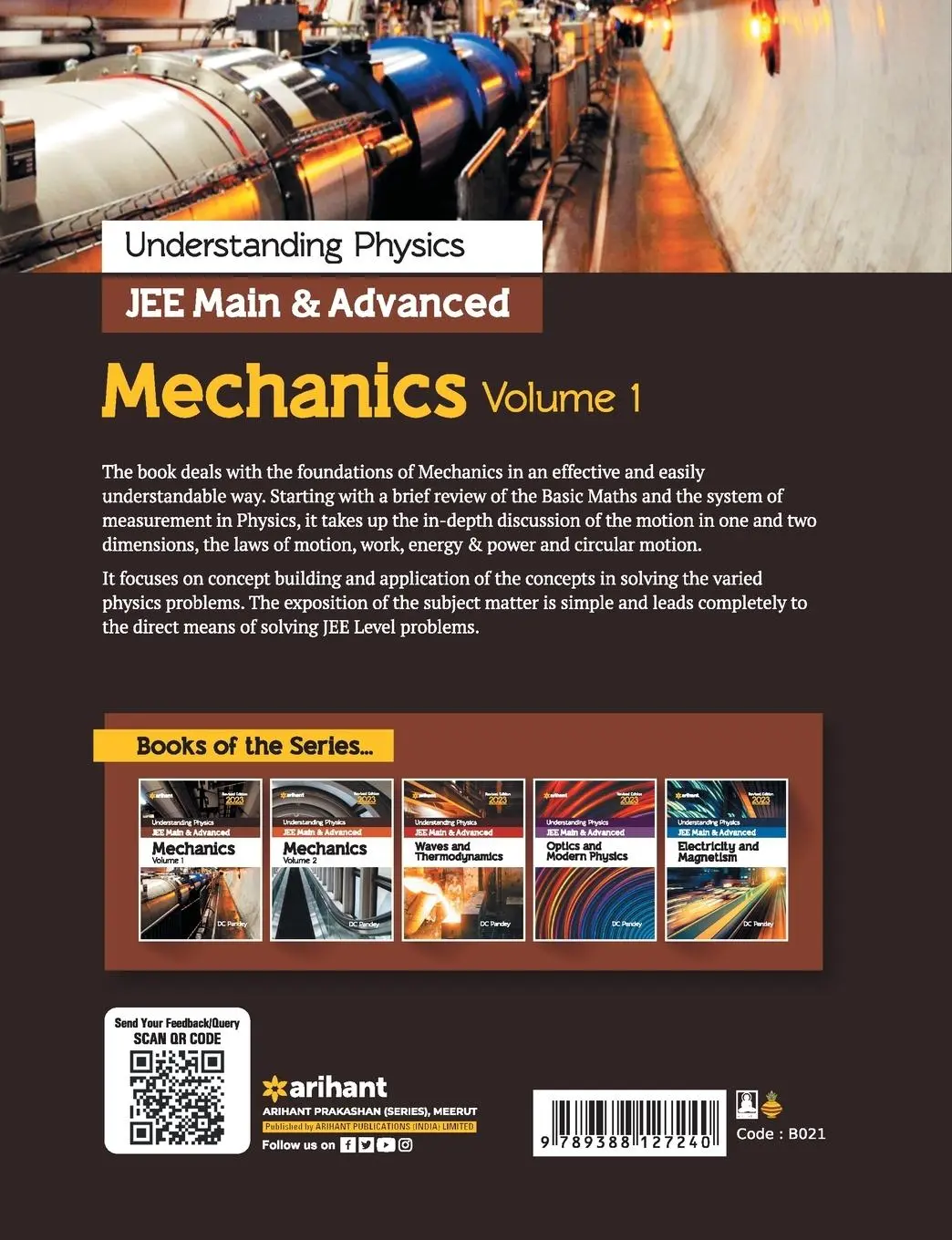 Rückseite: 9789388127240 | Understanding Physics JEE Main and Advanced Mechanics Volume 1 2023-24