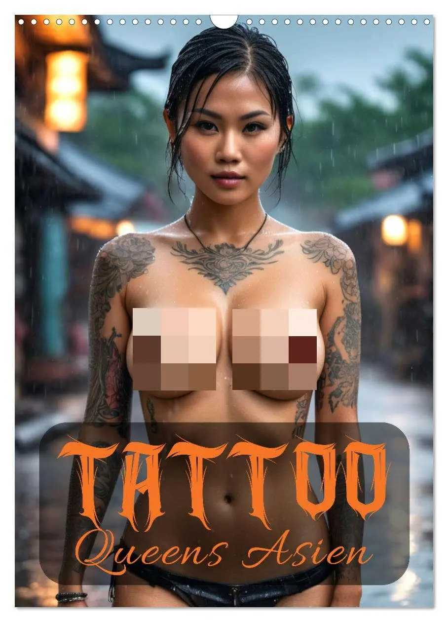 Cover: 9783457257340 | Tattoo Queens Asien (Wandkalender 2026 DIN A3 hoch), CALVENDO...