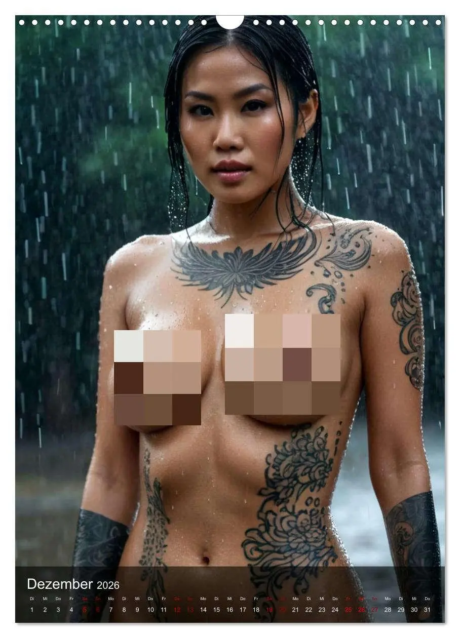 Bild: 9783457257340 | Tattoo Queens Asien (Wandkalender 2026 DIN A3 hoch), CALVENDO...
