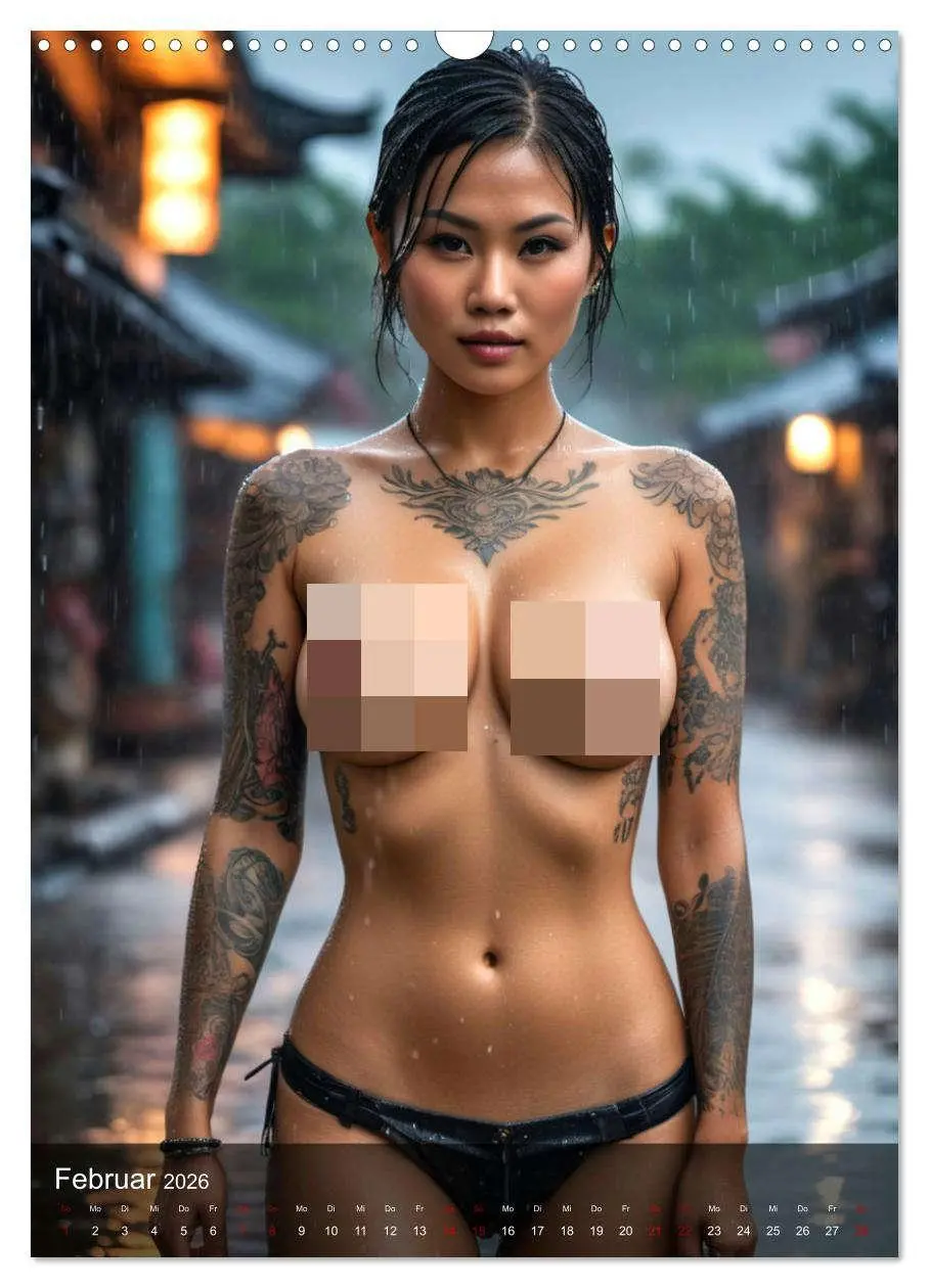 Bild: 9783457257340 | Tattoo Queens Asien (Wandkalender 2026 DIN A3 hoch), CALVENDO...
