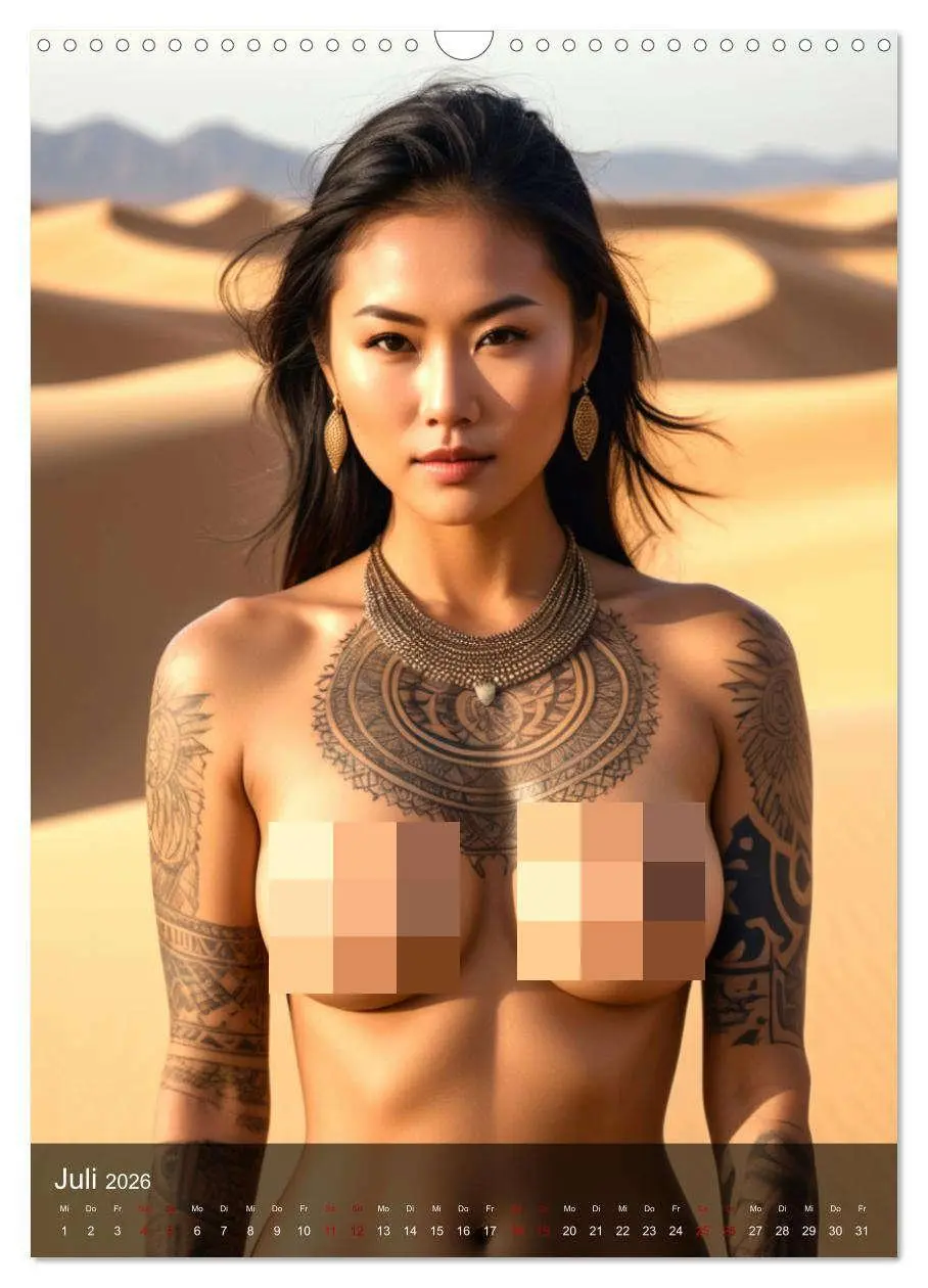 Bild: 9783457257340 | Tattoo Queens Asien (Wandkalender 2026 DIN A3 hoch), CALVENDO...