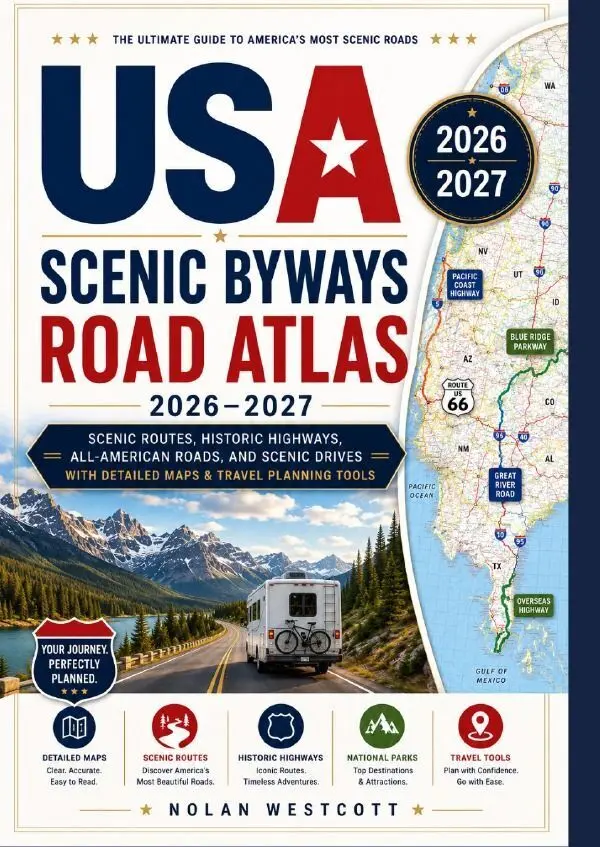 Cover: 9783565477340 | USA Scenic Byways Road Atlas 2026-2027 | Nolan Westcott | Taschenbuch