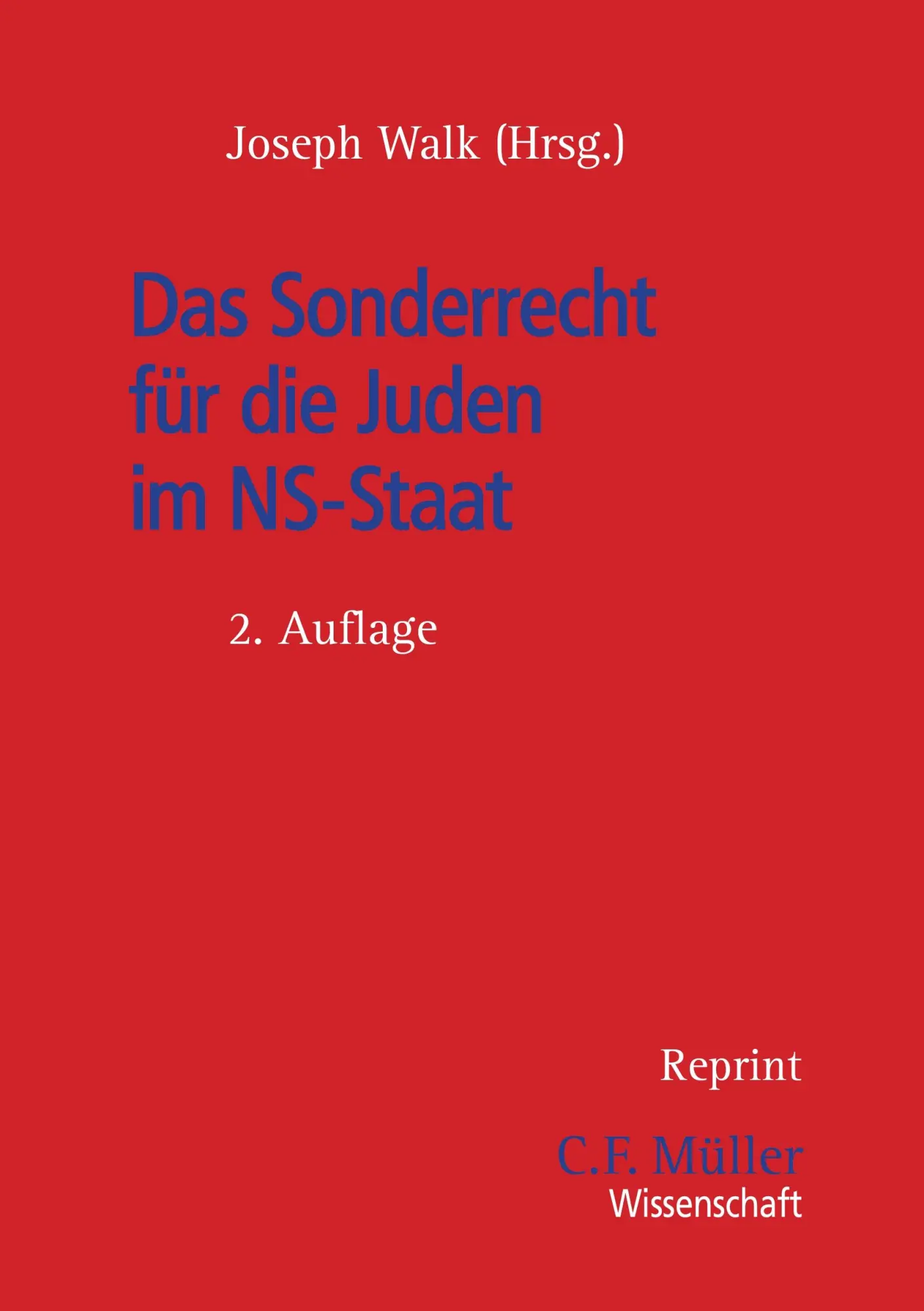 Cover: 9783811437340 | Das Sonderrecht für die Juden im NS-Staat | Kempner (u. a.) | Buch