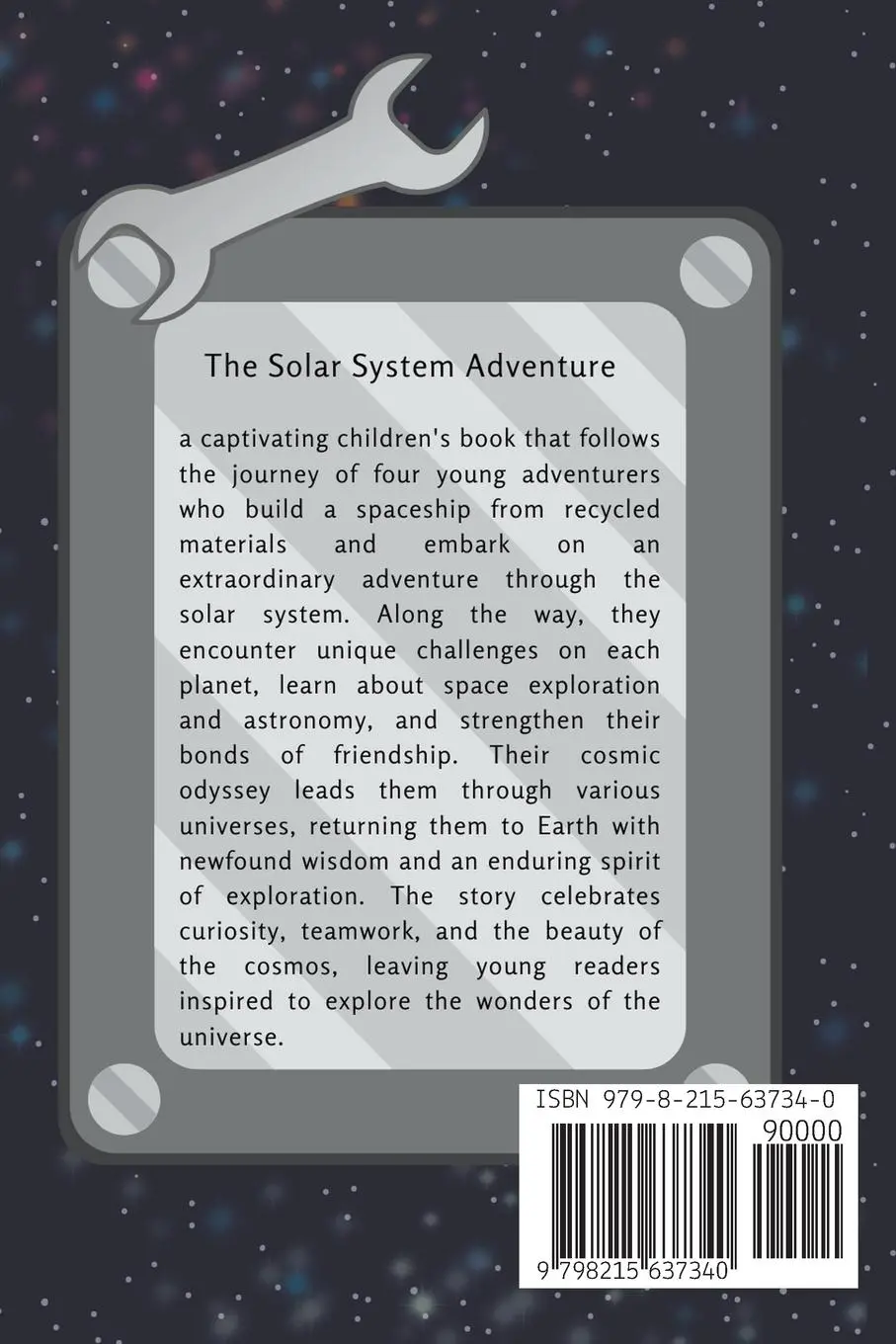 Rückseite: 9798215637340 | The Solar System Adventure | Hye Velene | Taschenbuch | Englisch