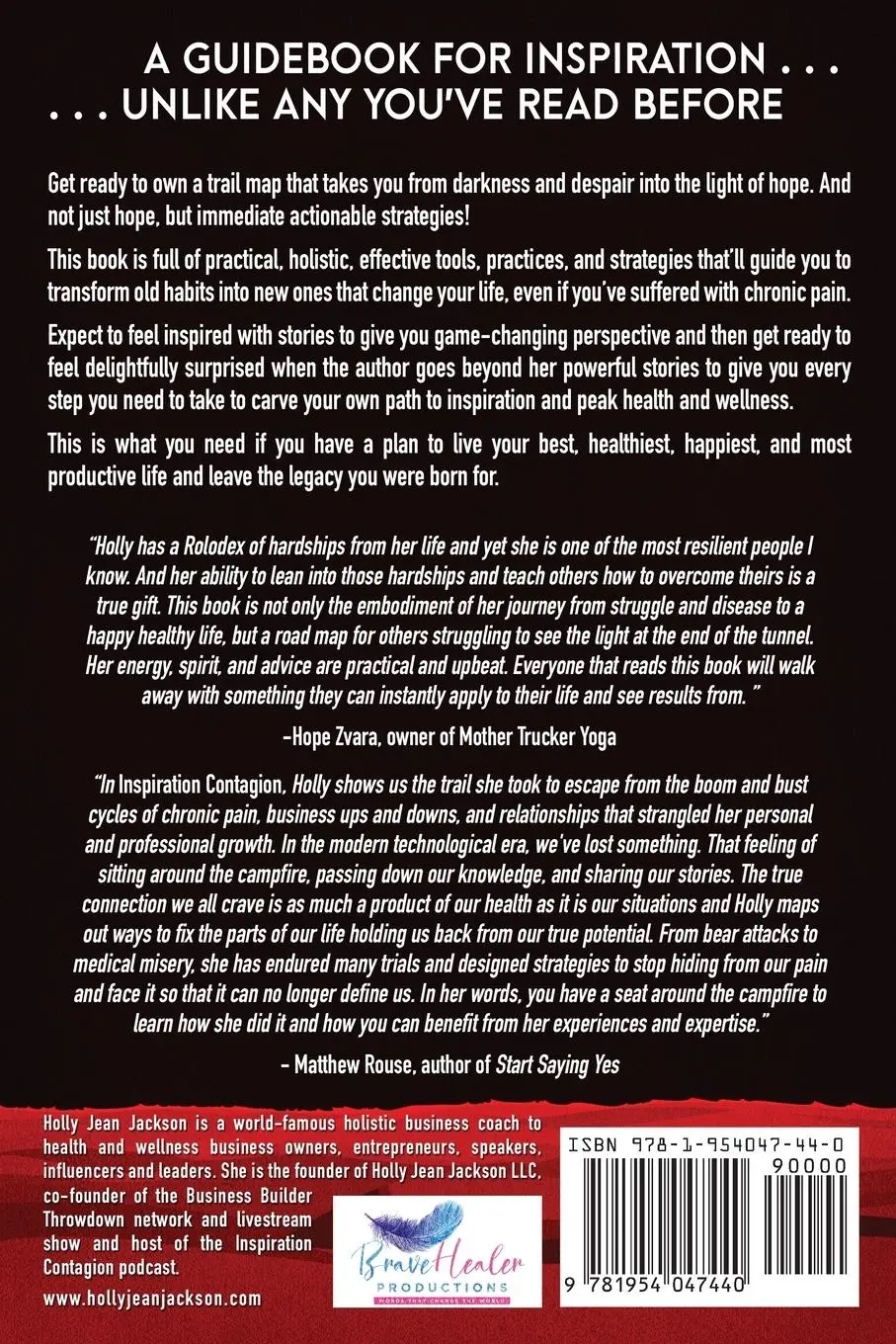 Rückseite: 9781954047440 | Inspiration Contagion | Health Secrets for Raving Success | Jackson