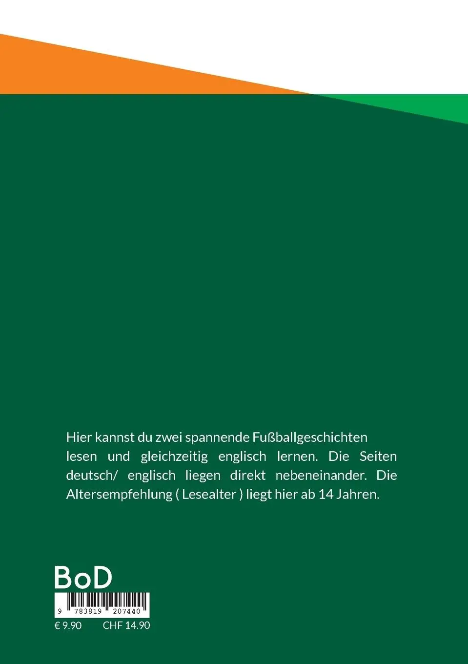 Rückseite: 9783819207440 | Vier Freunde wollen wir sein / We want to be four Friends Fußballer...
