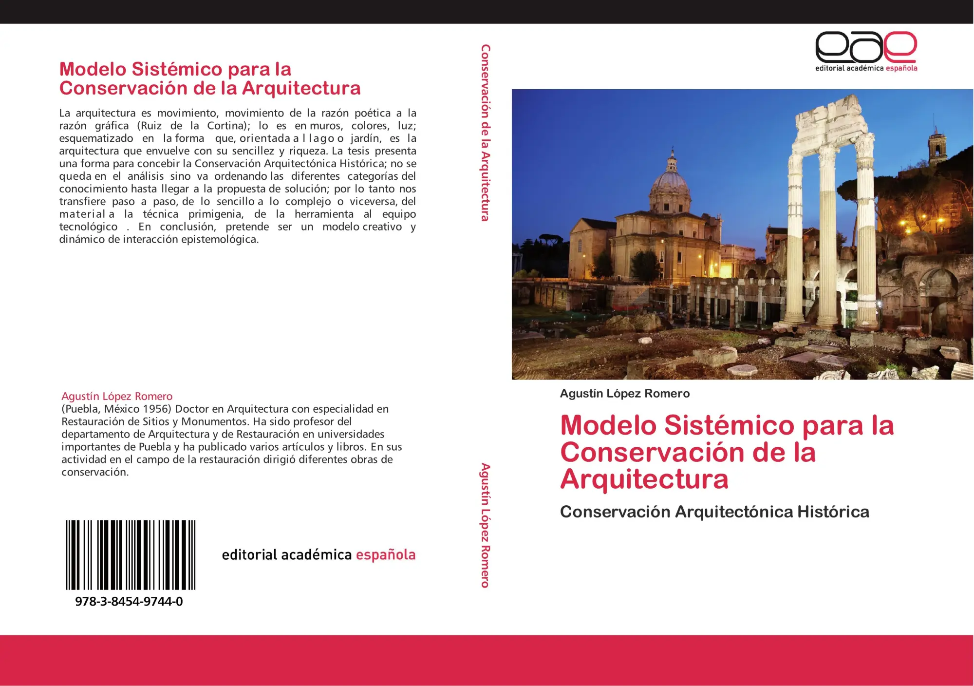 Cover: 9783845497440 | Modelo Sistémico para la Conservación de la Arquitectura | Romero