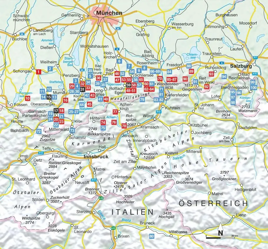 Bild: 9783862467440 | 100 Bergtouren für Langschläfer Bayerische Voralpen | Taschenbuch