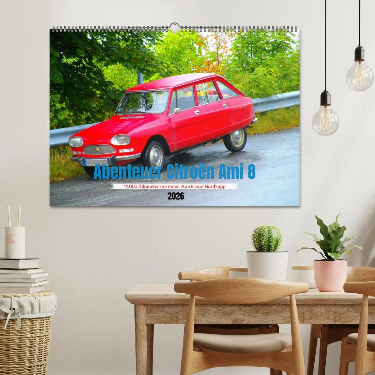 Bild: 9783457547540 | Abenteuer Citroen Ami 8 (Wandkalender 2026 DIN A2 quer), CALVENDO...