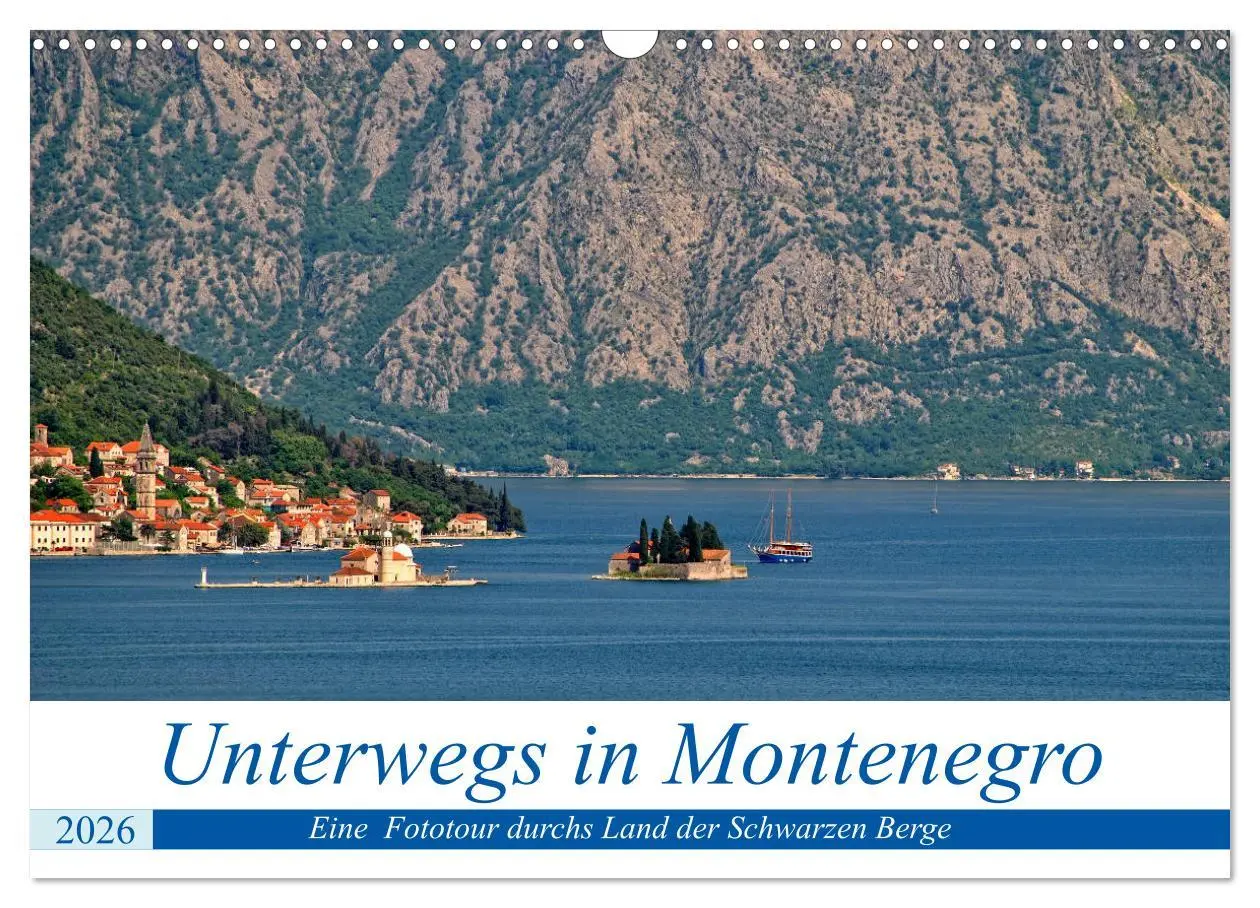 Cover: 9783457857540 | Unterwegs in Montenegro (Wandkalender 2026 DIN A3 quer), CALVENDO...