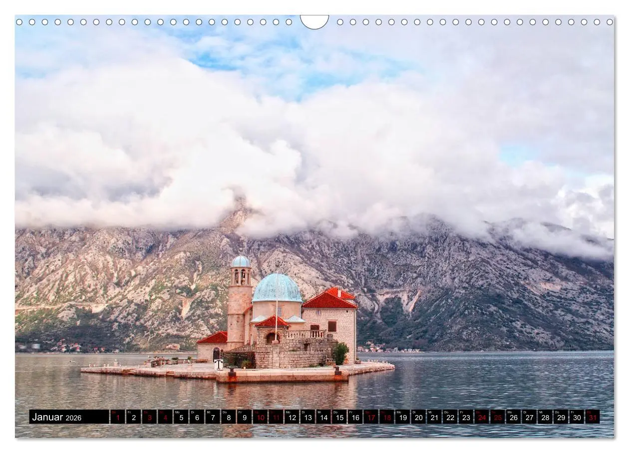 Bild: 9783457857540 | Unterwegs in Montenegro (Wandkalender 2026 DIN A3 quer), CALVENDO...