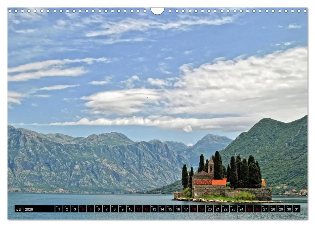 Bild: 9783457857540 | Unterwegs in Montenegro (Wandkalender 2026 DIN A3 quer), CALVENDO...