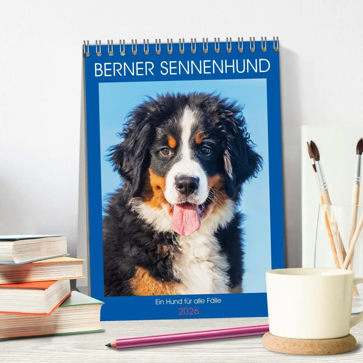 Bild: 9783516257540 | Berner Sennenhund - Ein Hund für alle Fälle (Tischkalender 2026 DIN...
