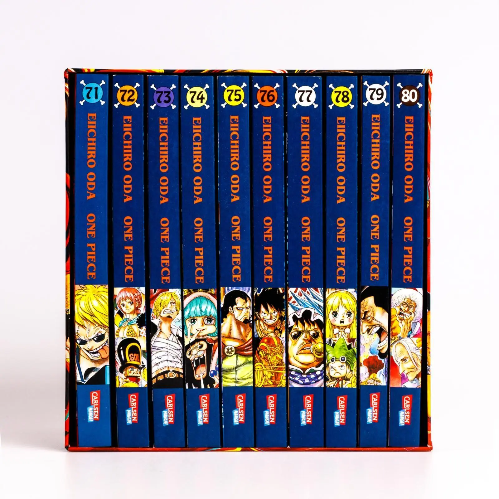 Bild: 9783551807540 | One Piece Sammelschuber 8: Dressrosa (inklusive Band 71-80) | Oda