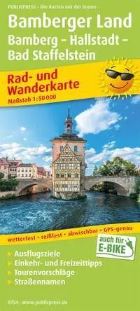 Cover: 9783747307540 | Bamberger Land, Bamberg - Hallstadtt - Bad Staffelstein 1:50 000