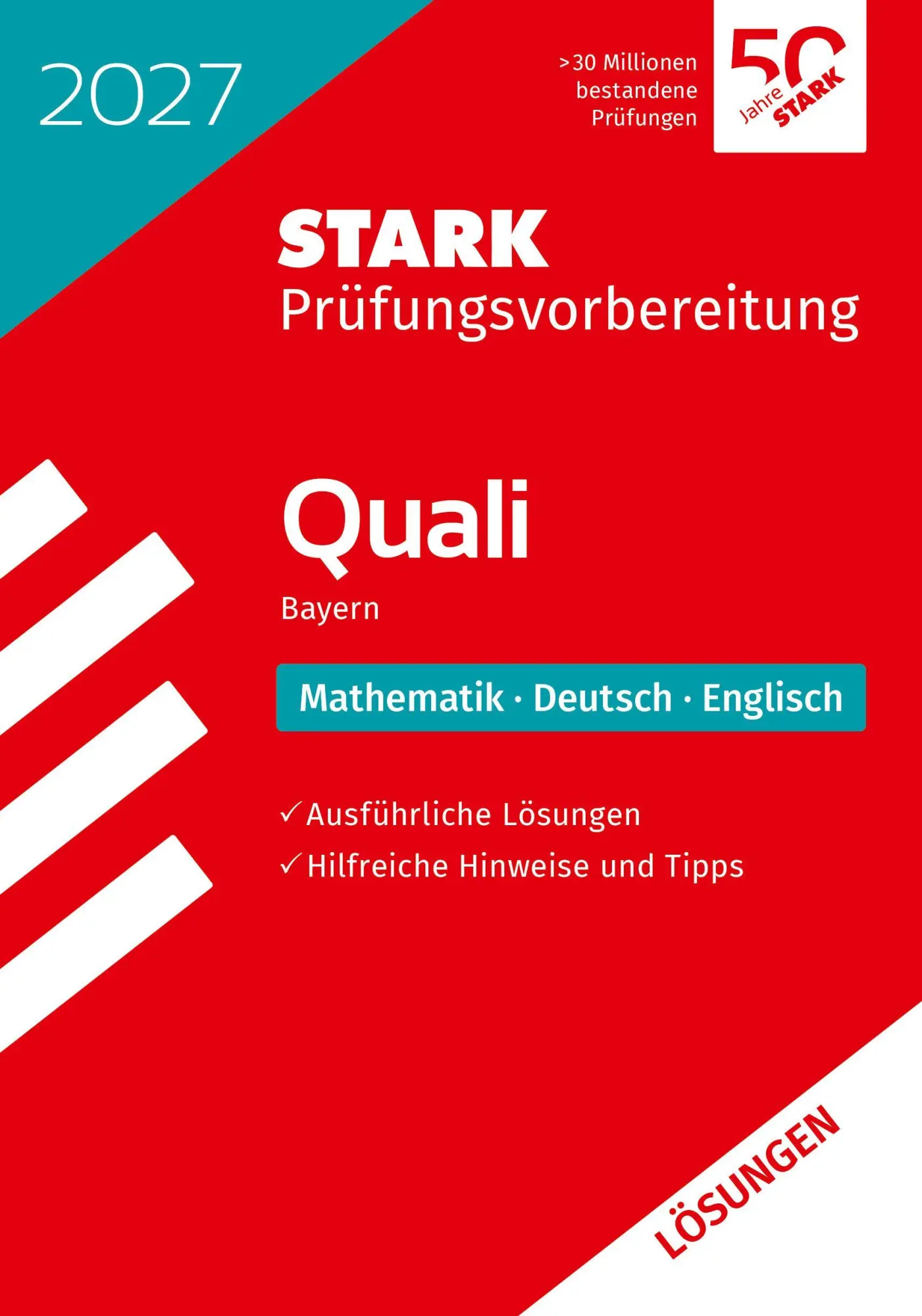 Cover: 9783849067540 | STARK Lösungen zu Mathematik, Deutsch, Englisch 9. Klasse - Quali...