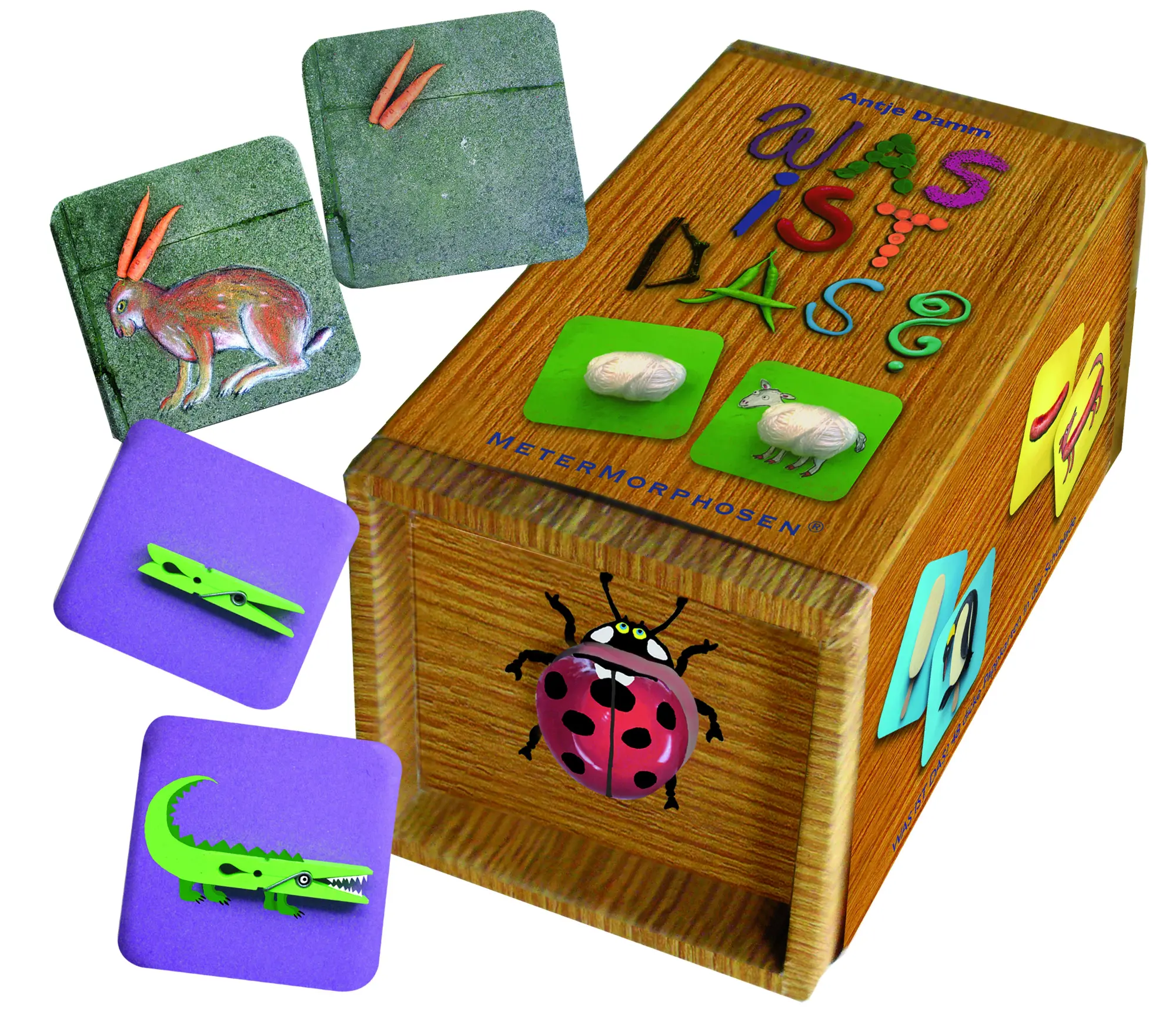 Cover: 9783934657540 | Was ist das? Finde die Tiere im Alltag! | Antje Damm | Spiel | 54-0