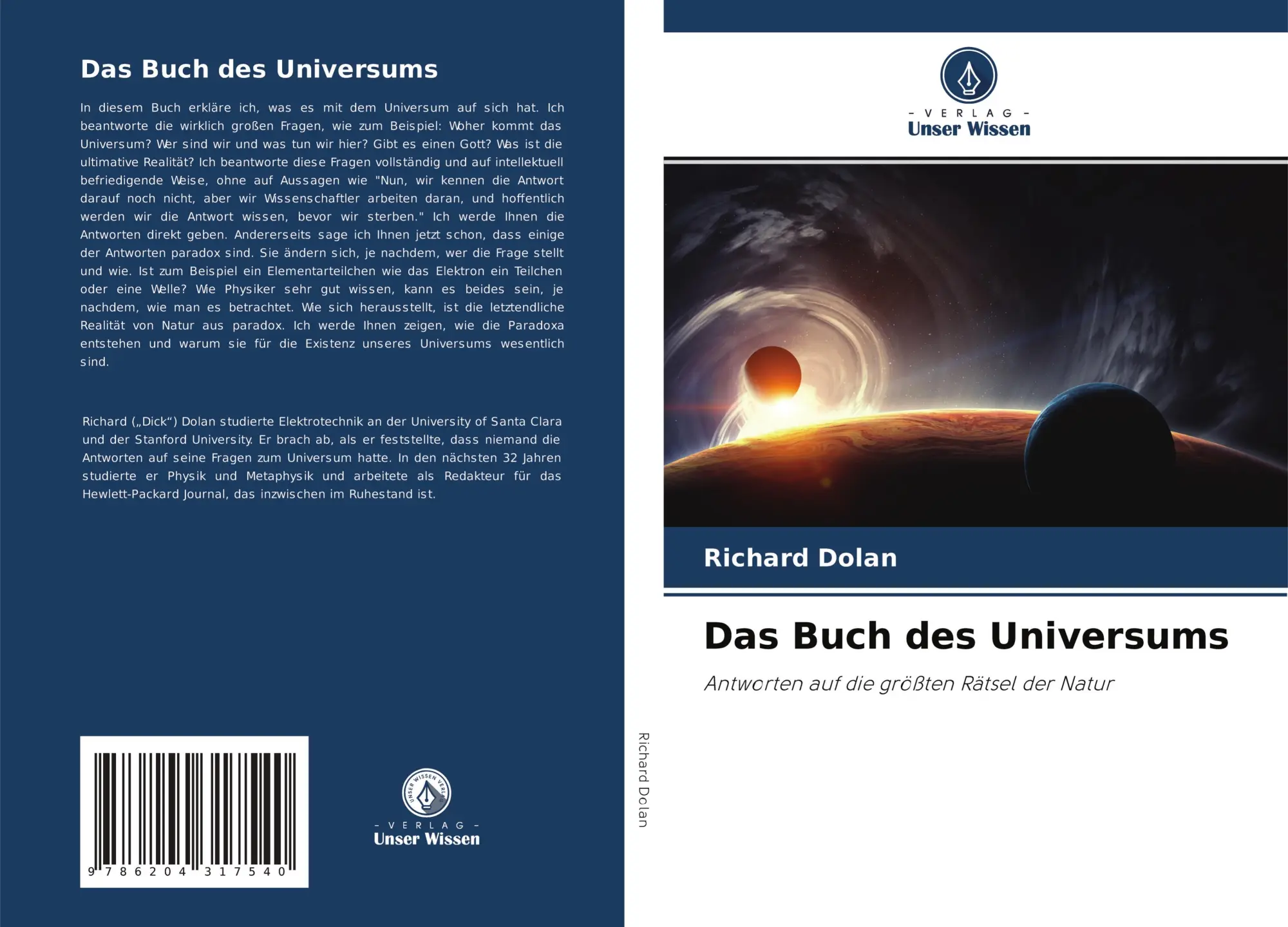 Cover: 9786204317540 | Das Buch des Universums | Antworten auf die größten Rätsel der Natur