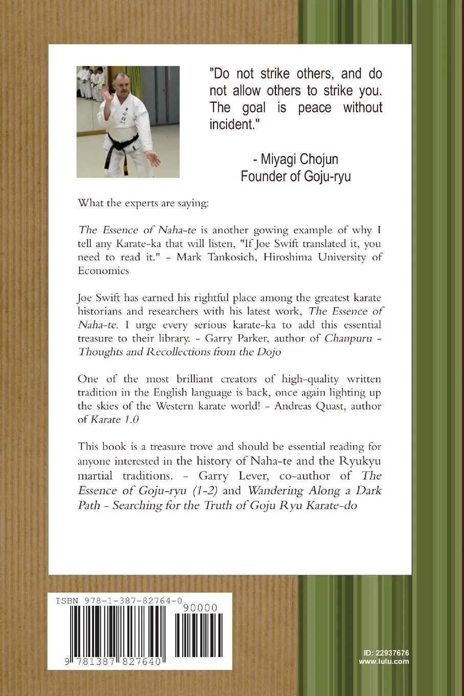 Rückseite: 9781387827640 | The Essence of Naha-te | Joe Swift | Taschenbuch | Englisch | 2018
