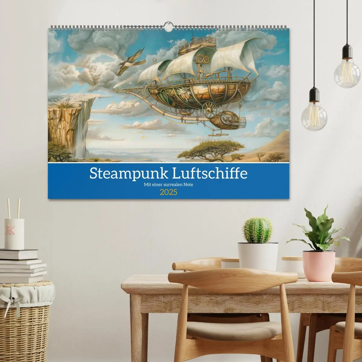 Bild: 9783383807640 | Steampunk Luftschiffe mit einer surrealen Note (Wandkalender 2025...