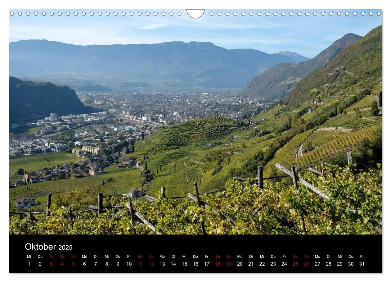 Bild: 9783435377640 | Bozen 2025 (Wandkalender 2025 DIN A3 quer), CALVENDO Monatskalender