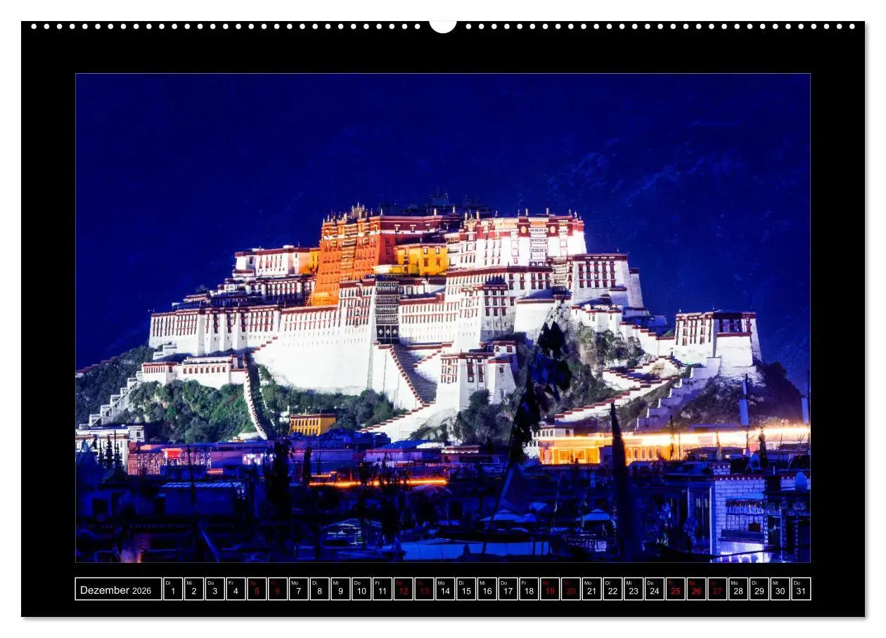 Bild: 9783457847640 | Eine Rundreise durch Tibet (Wandkalender 2026 DIN A2 quer),...