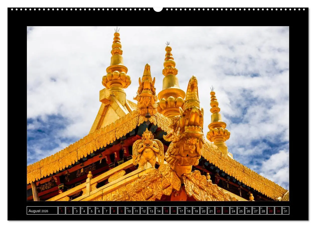 Bild: 9783457847640 | Eine Rundreise durch Tibet (Wandkalender 2026 DIN A2 quer),...