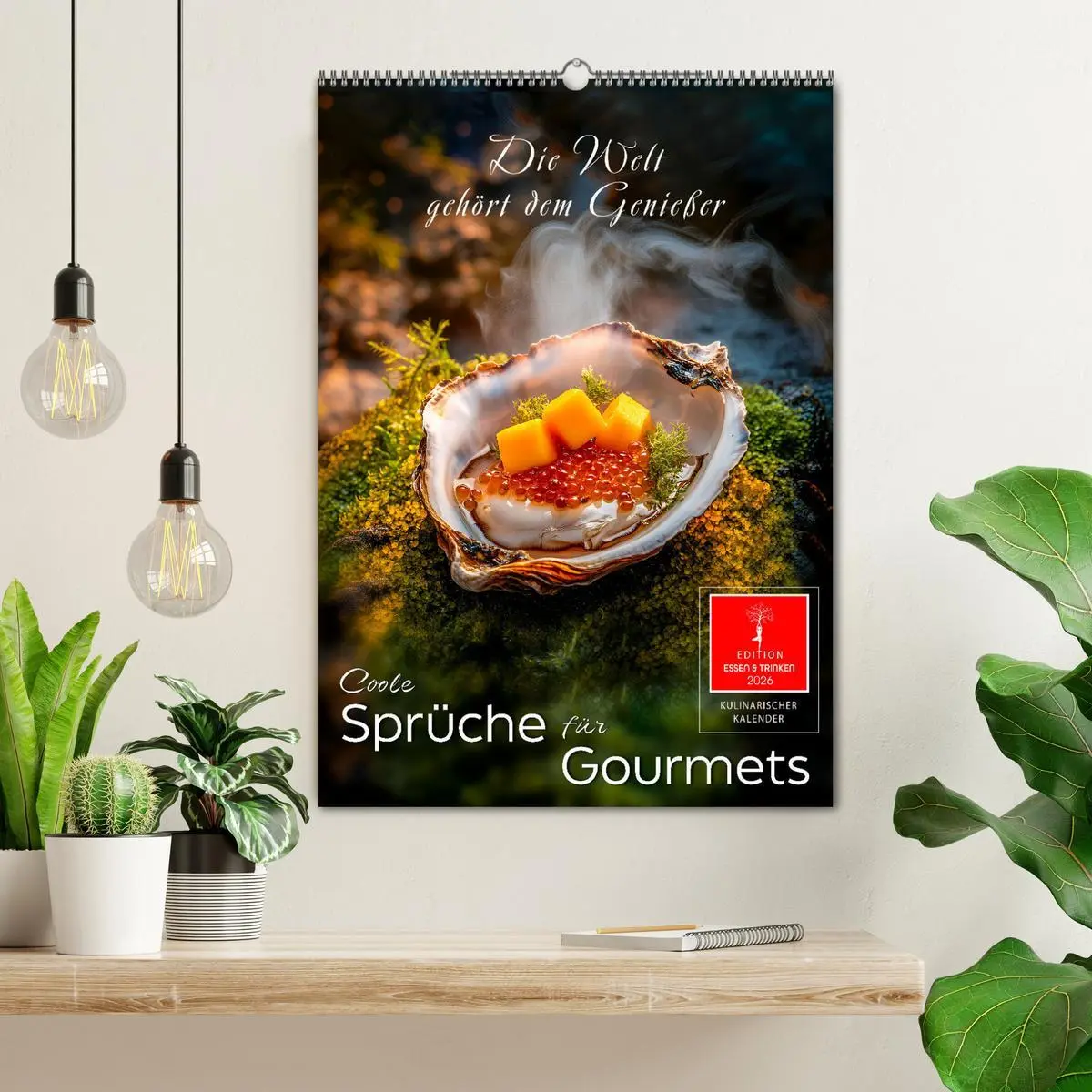 Bild: 9783516247640 | Coole Sprüche für Gourmets (Wandkalender 2026 DIN A2 hoch),...