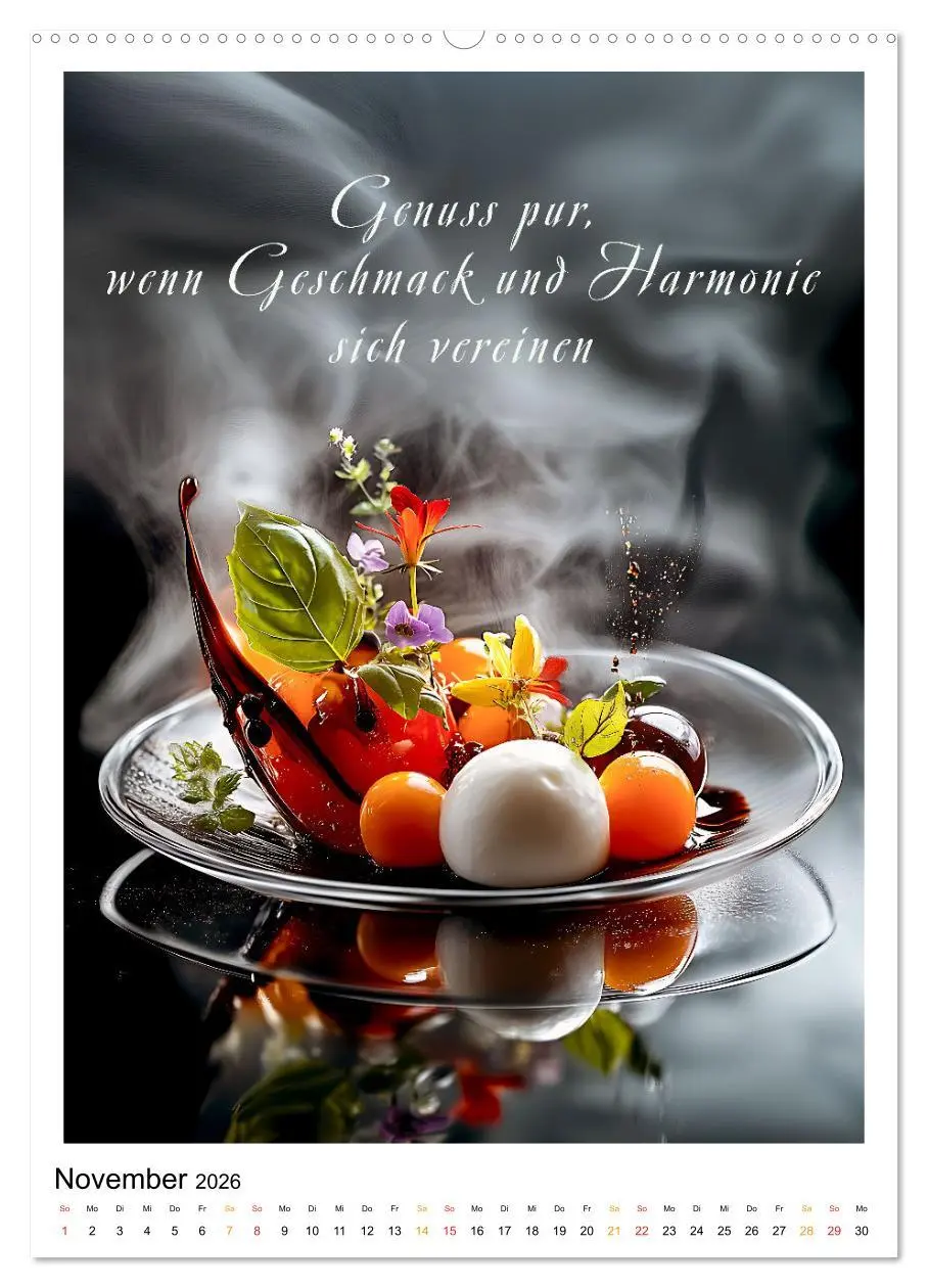 Bild: 9783516247640 | Coole Sprüche für Gourmets (Wandkalender 2026 DIN A2 hoch),...