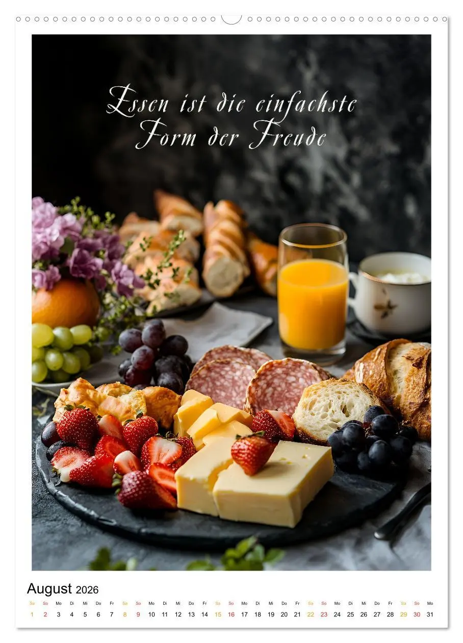 Bild: 9783516247640 | Coole Sprüche für Gourmets (Wandkalender 2026 DIN A2 hoch),...