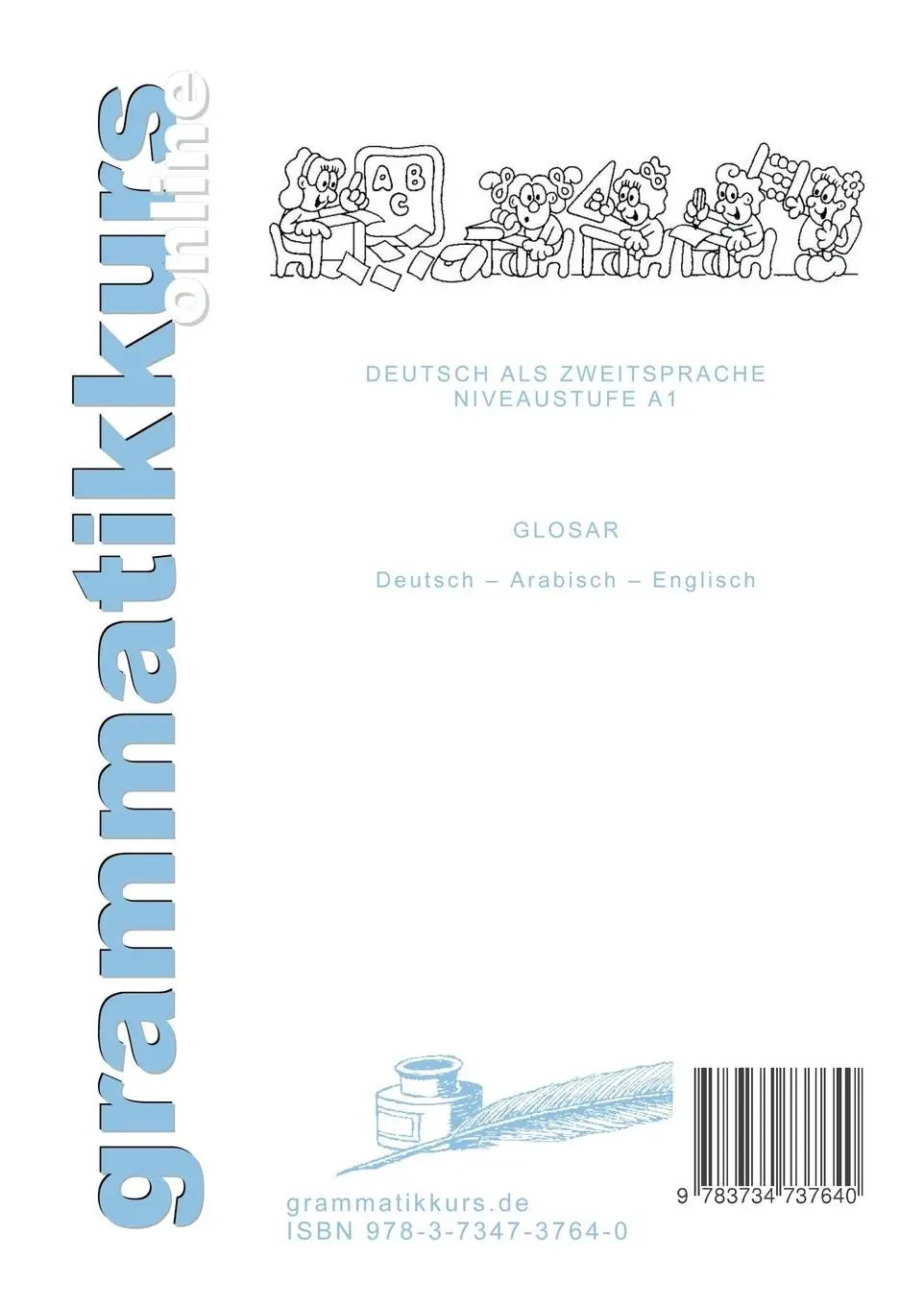Rückseite: 9783734737640 | Wörterbuch Deutsch - Arabisch - Englisch A1 | Aziz-Schachner | Buch