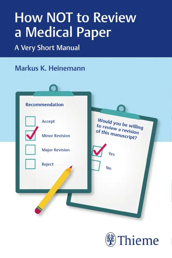 Cover: 9789388257640 | How NOT to Review a Medical Paper | A Very Short Manual | Heinemann