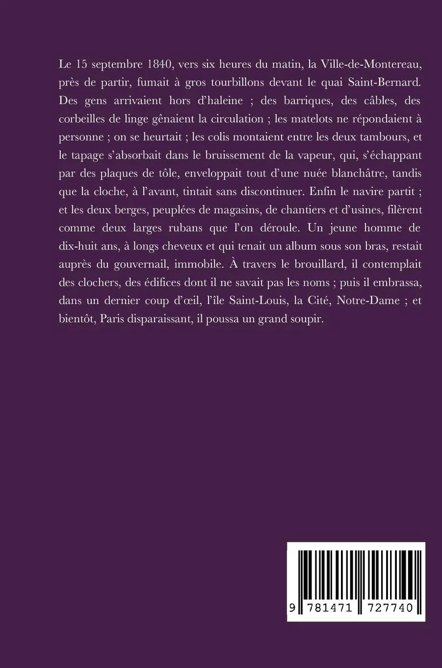 Rückseite: 9781471727740 | L' Éducation sentimentale | Histoire d'un jeune homme | Flaubert