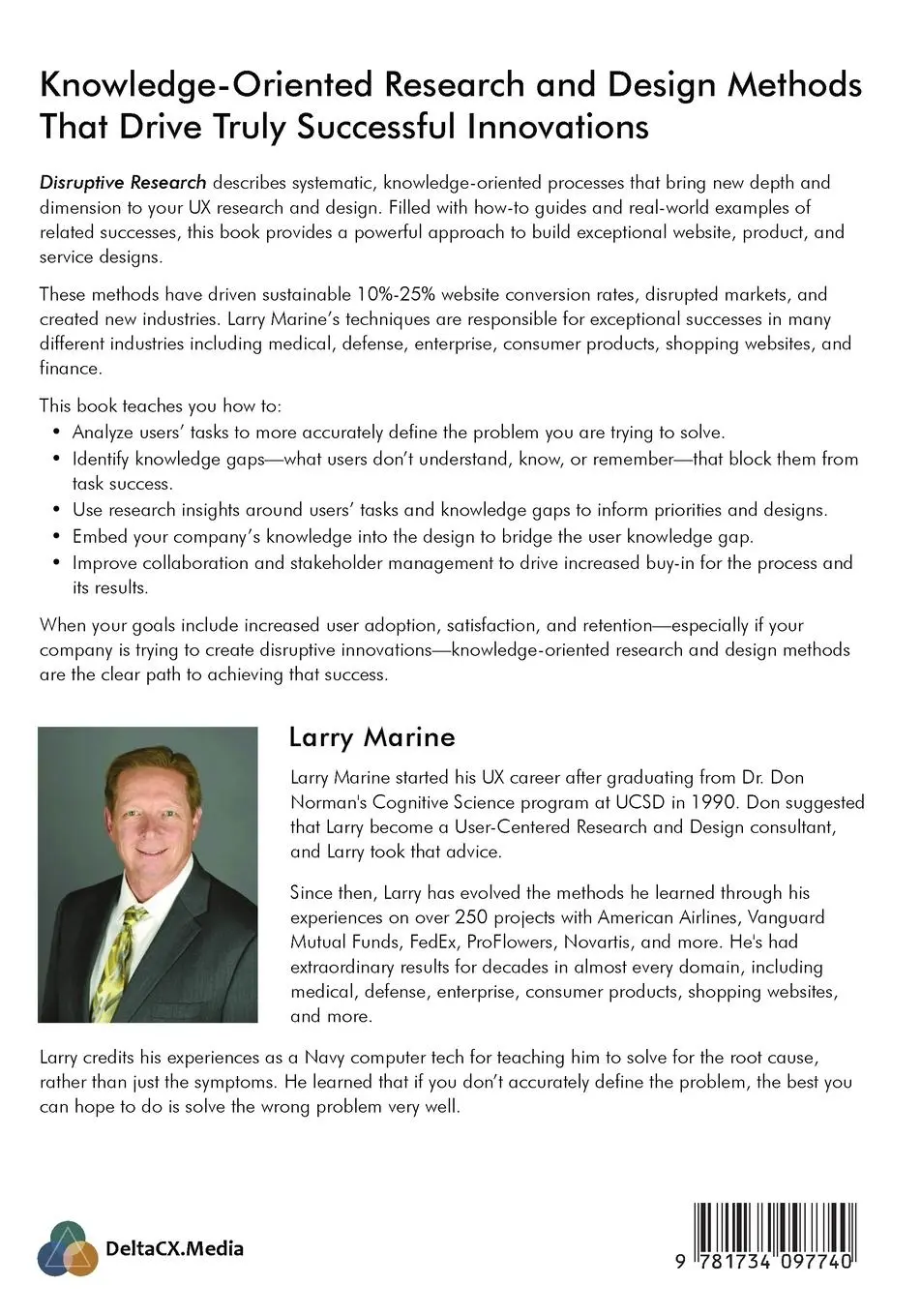 Rückseite: 9781734097740 | Disruptive Research | Larry Marine | Taschenbuch | Englisch | 2023