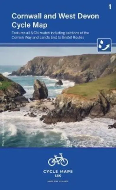 Cover: 9781904207740 | Cornwall &amp; West Devon Cycle Map 1 | Cycle Maps UK | (Land-)Karte