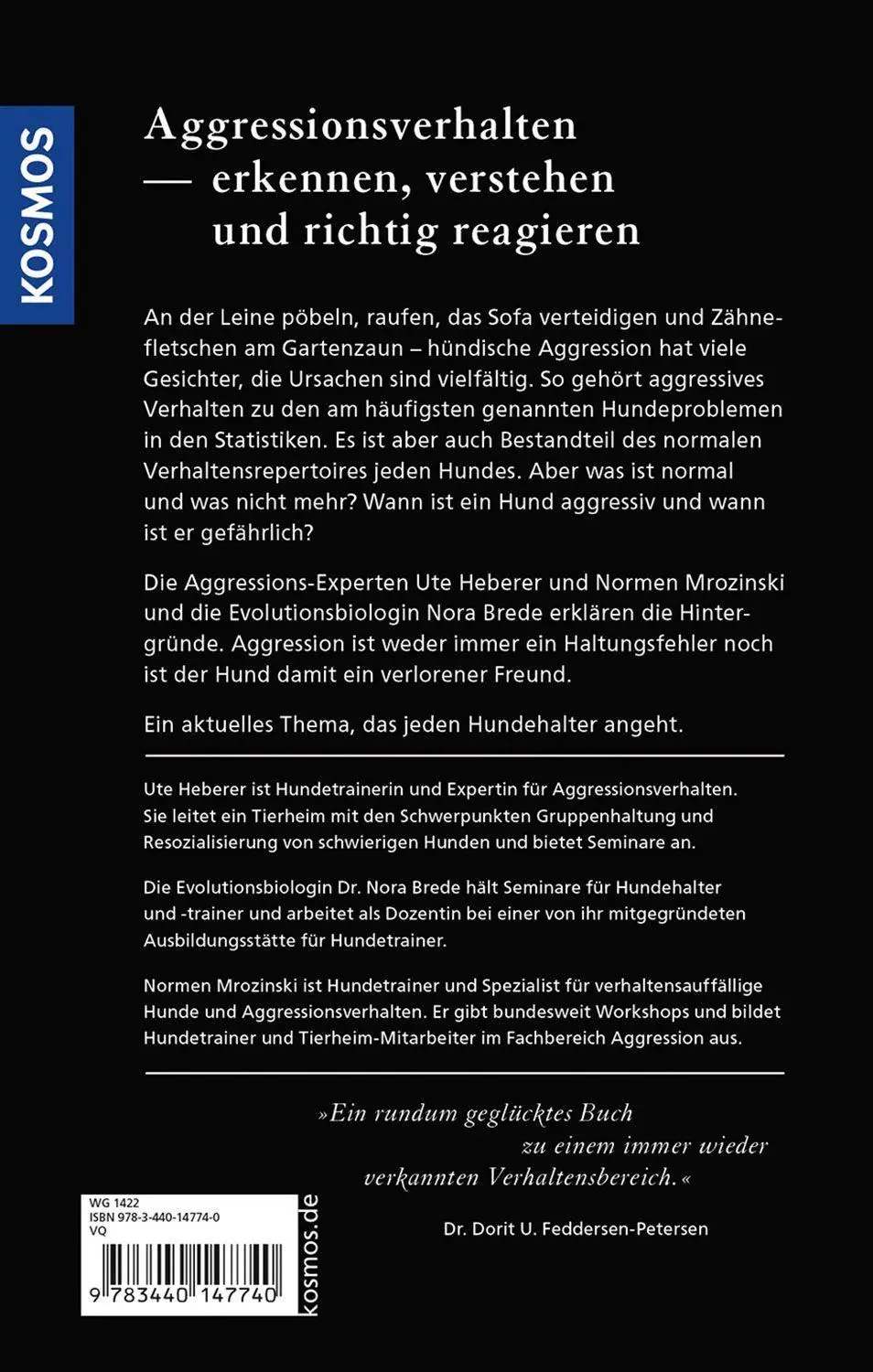 Bild: 9783440147740 | Aggressionsverhalten beim Hund | Normen Mrozinski (u. a.) | Buch