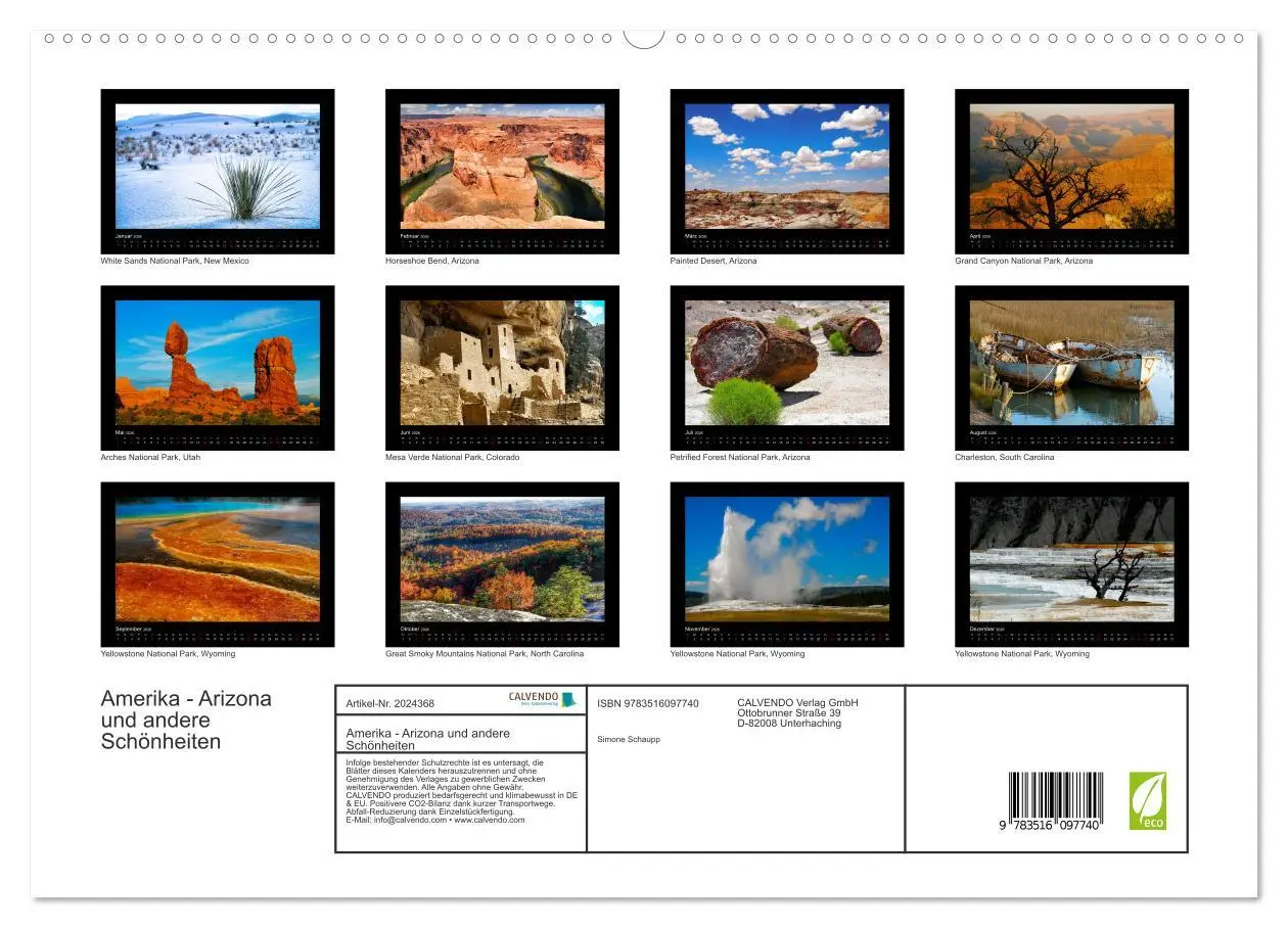 Bild: 9783516097740 | Amerika - Arizona und andere Schönheiten (hochwertiger Premium...
