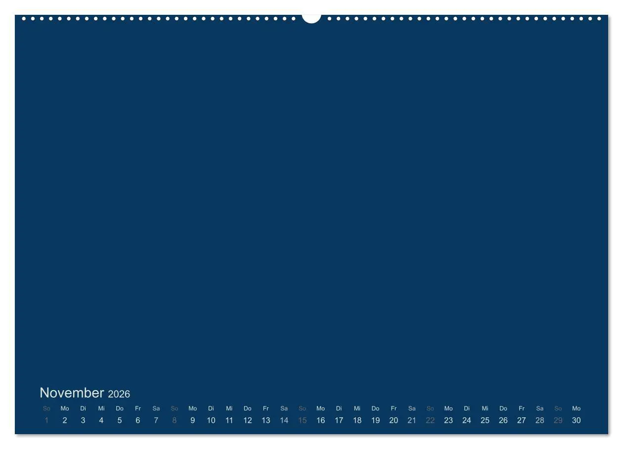 Bild: 9783516167740 | Bastelkalender - Dunkelblau (Wandkalender 2026 DIN A2 quer),...