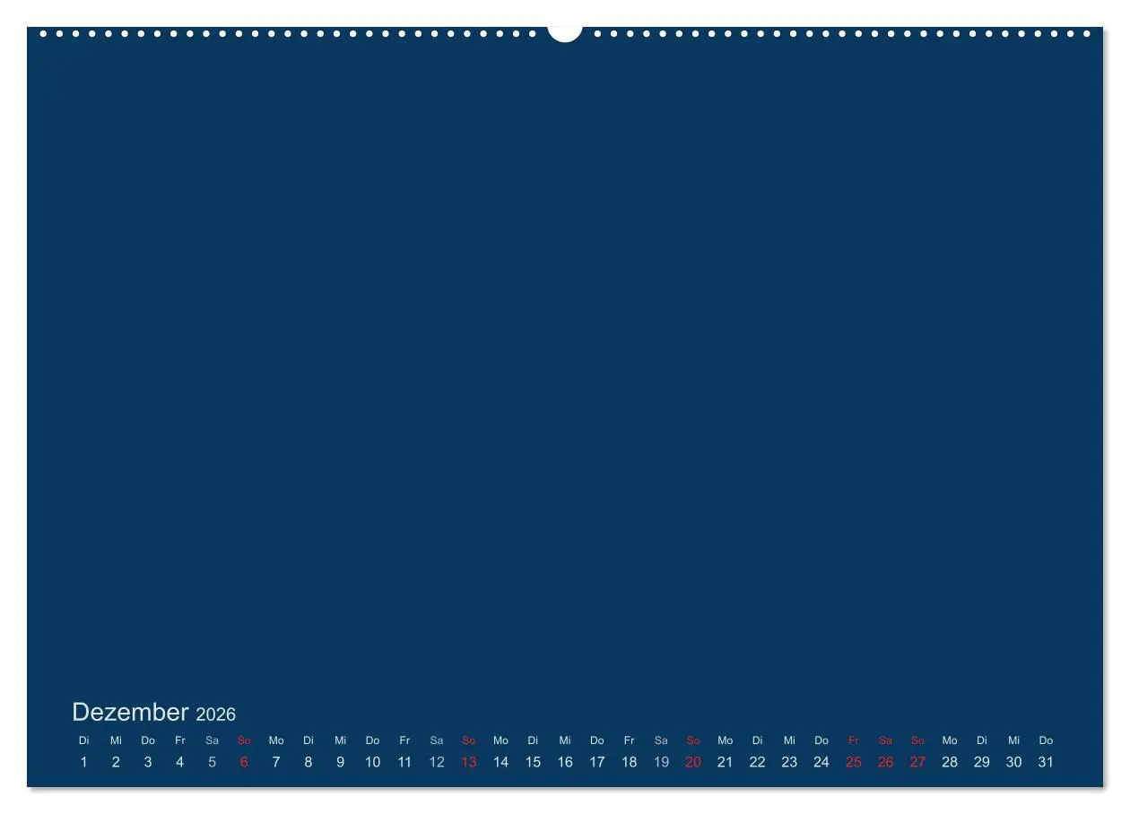 Bild: 9783516167740 | Bastelkalender - Dunkelblau (Wandkalender 2026 DIN A2 quer),...