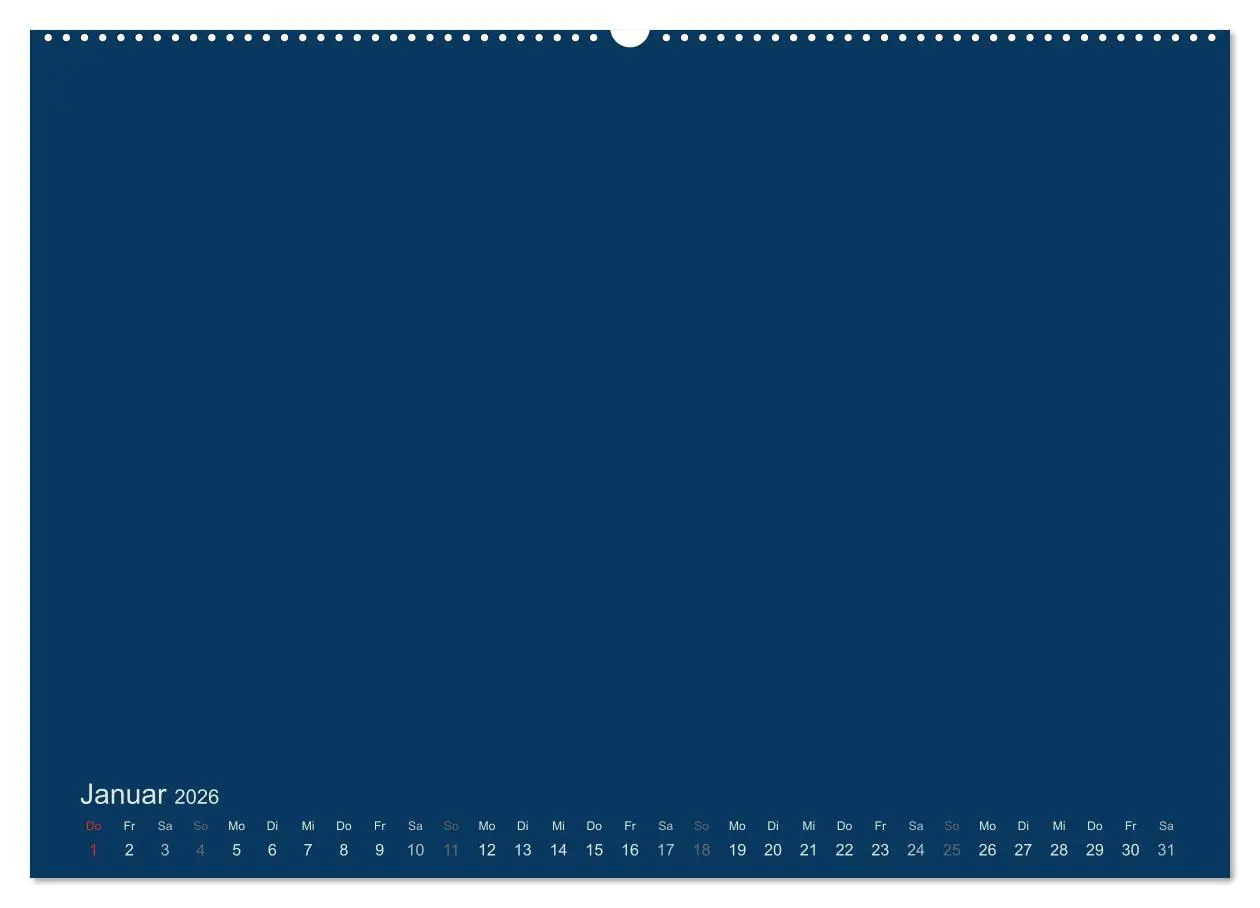 Bild: 9783516167740 | Bastelkalender - Dunkelblau (Wandkalender 2026 DIN A2 quer),...
