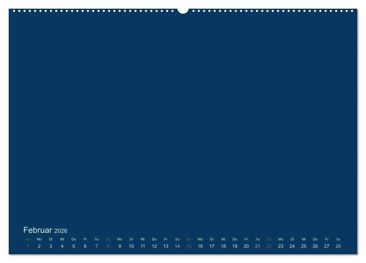 Bild: 9783516167740 | Bastelkalender - Dunkelblau (Wandkalender 2026 DIN A2 quer),...