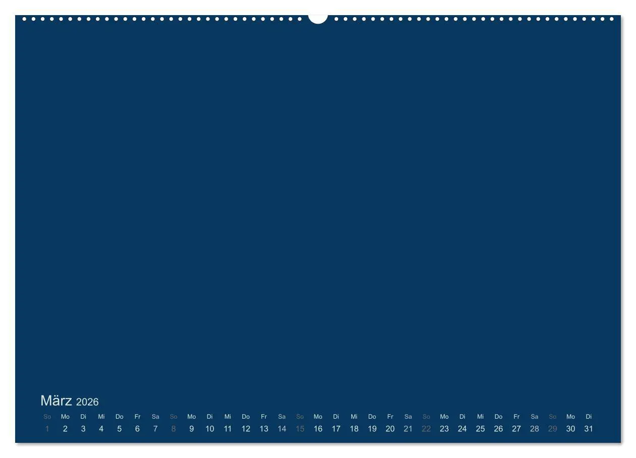Bild: 9783516167740 | Bastelkalender - Dunkelblau (Wandkalender 2026 DIN A2 quer),...