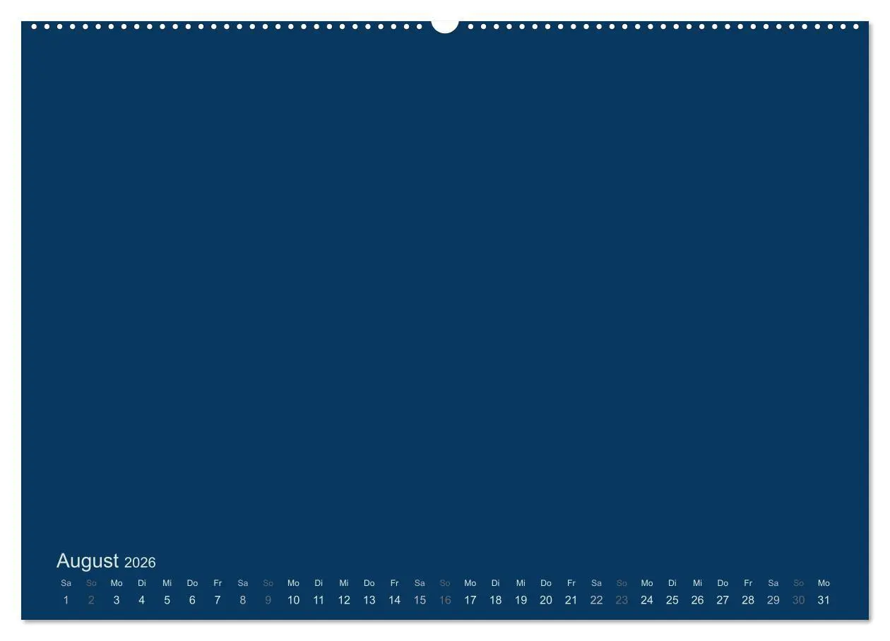 Bild: 9783516167740 | Bastelkalender - Dunkelblau (Wandkalender 2026 DIN A2 quer),...