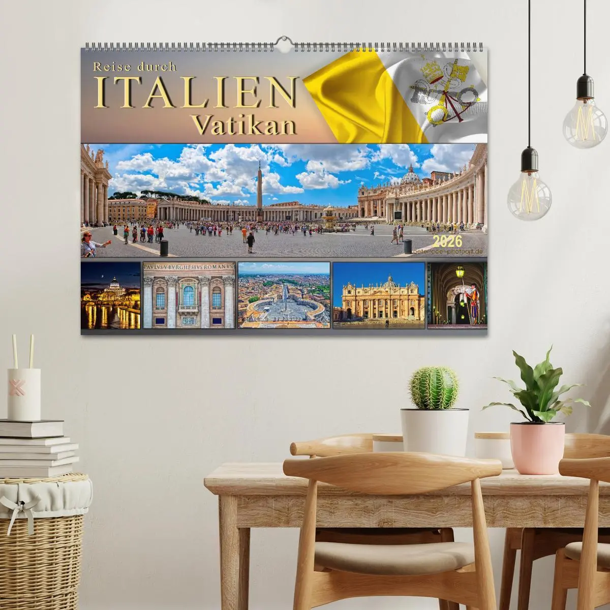 Bild: 9783516237740 | Reise durch Italien Vatikan (Wandkalender 2026 DIN A2 quer),...