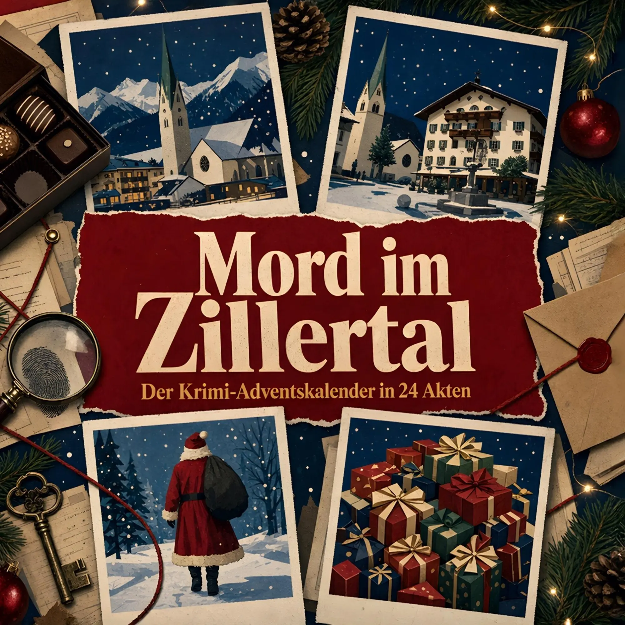 Cover: 9783696117740 | Mord im Zillertal | Der Krimi-Adventskalender in 24 Akten | König