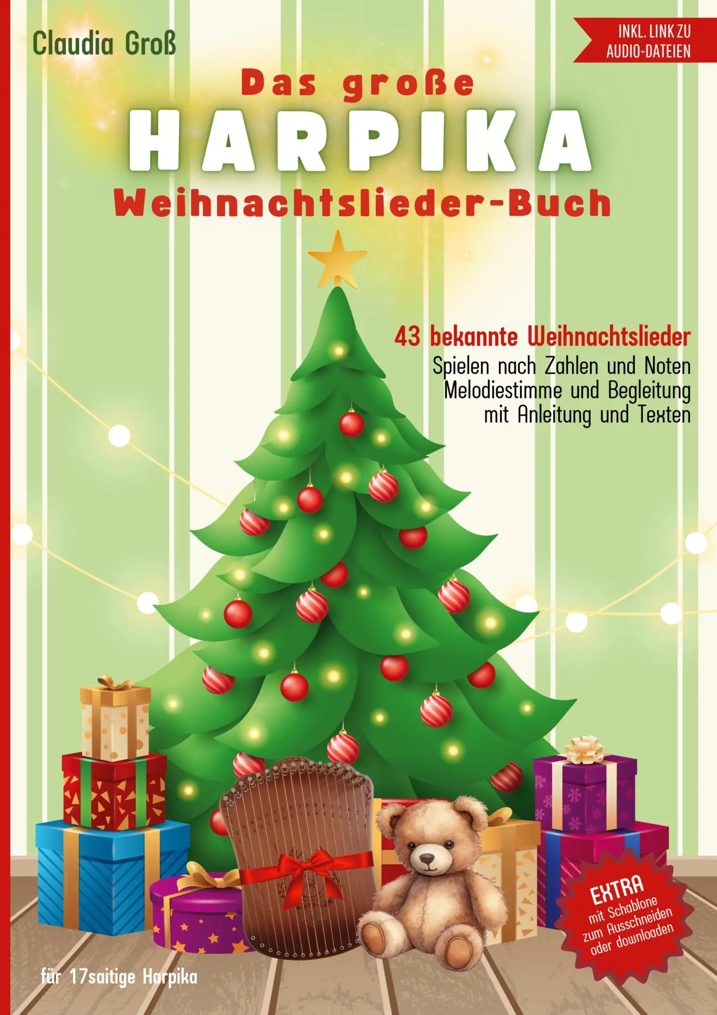 Cover: 9783769307740 | Das große Harpika Weihnachtslieder-Buch - Ringbuch | Claudia Groß